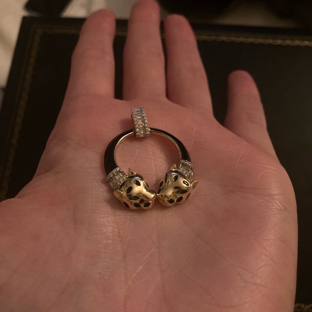 80s panther pendant